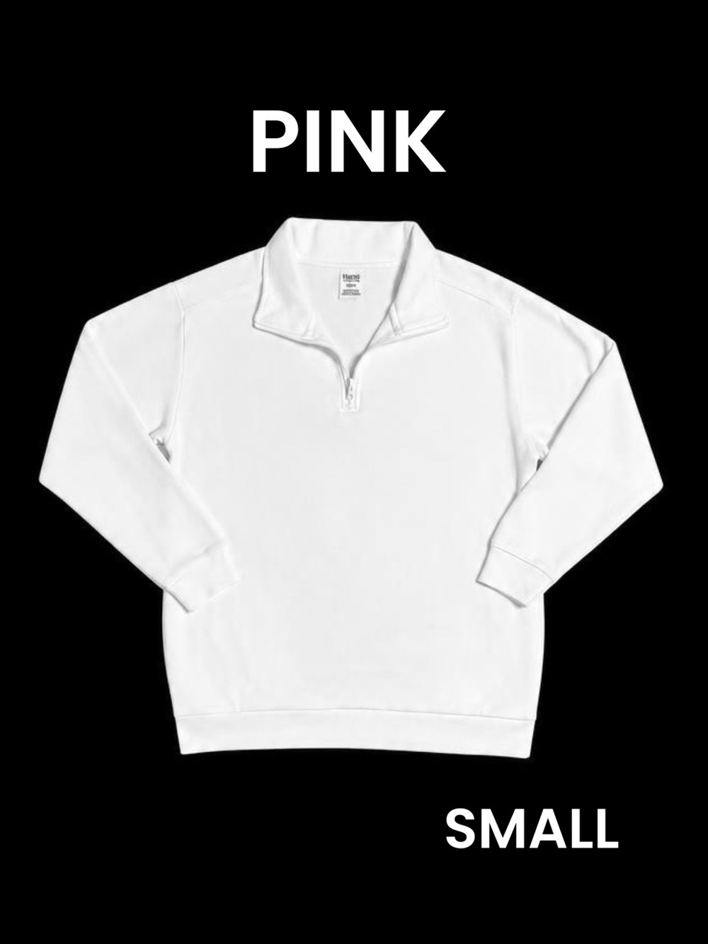 PINK ¼ Zip Collar Sweatshirt